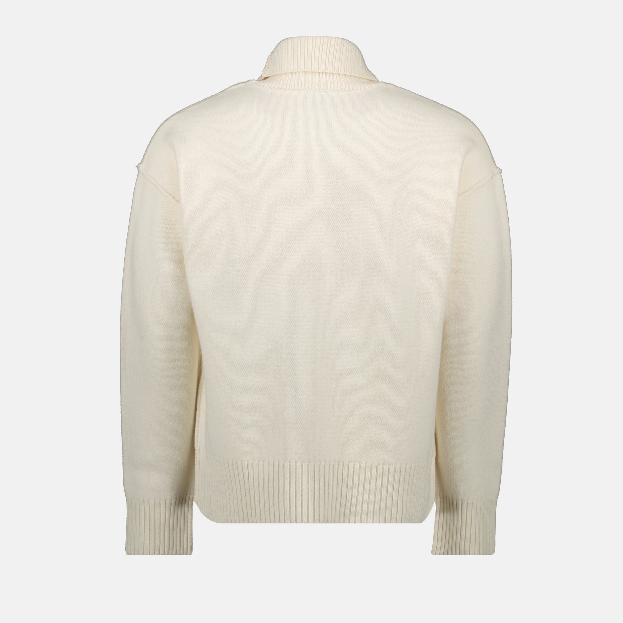 Image de l'article Pull Ami de coeur de la marque Ami PARIS pour Unisex - Saison Automne-Hiver 2025 - Vue détaillée_2