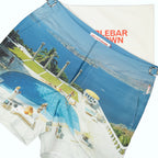 Beachwear Short de bain Bulldog photographic Orlebar Brown Bleu Homme