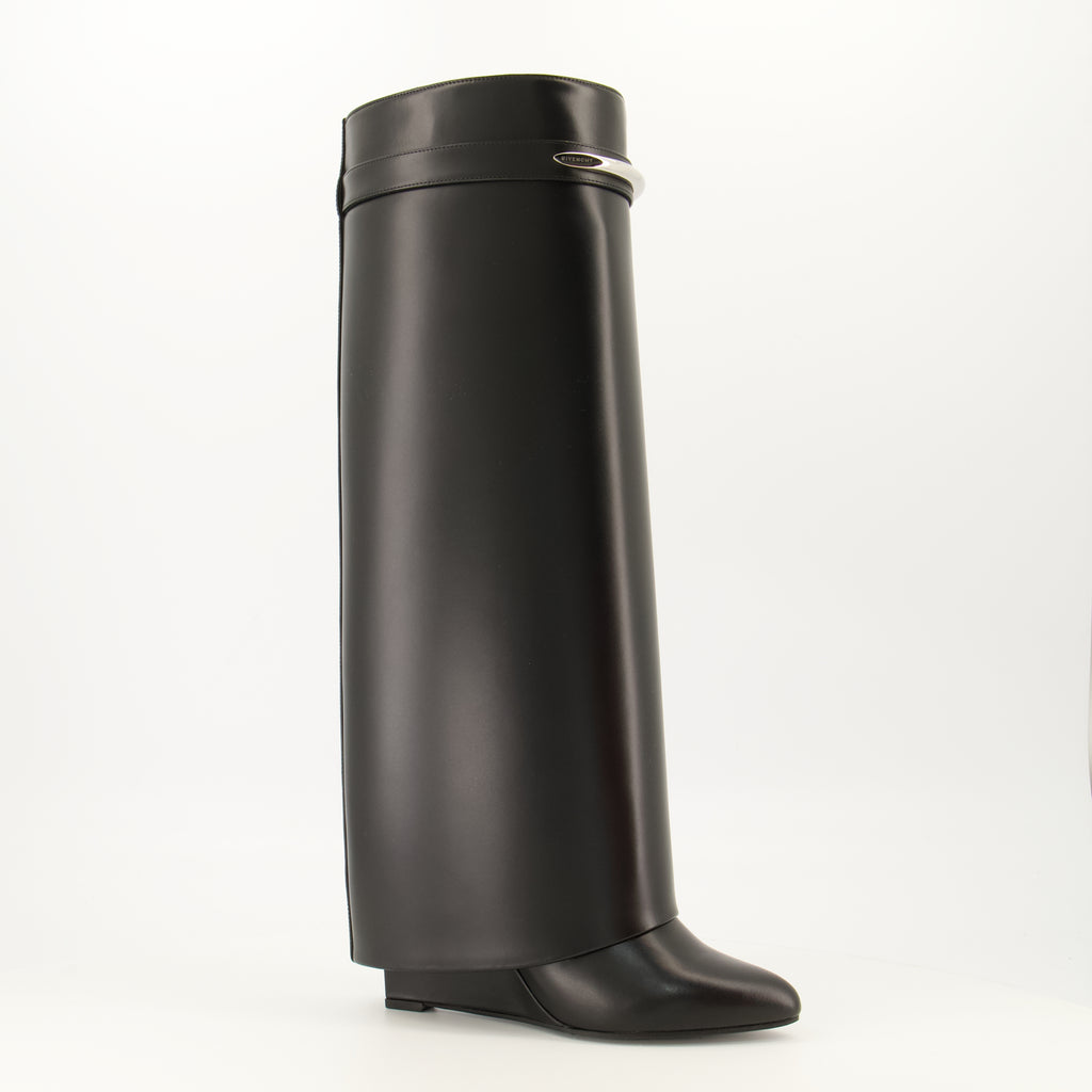 Bottes シャークピンチブラックブーツ Givenchy Noir Femme