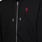 Sweatshirts Sweat zippé Ami de coeur Ami PARIS Noir Homme