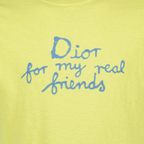 Tシャツ ディオールとハルトン・ネル Tシャツ Dior 黄色 Homme