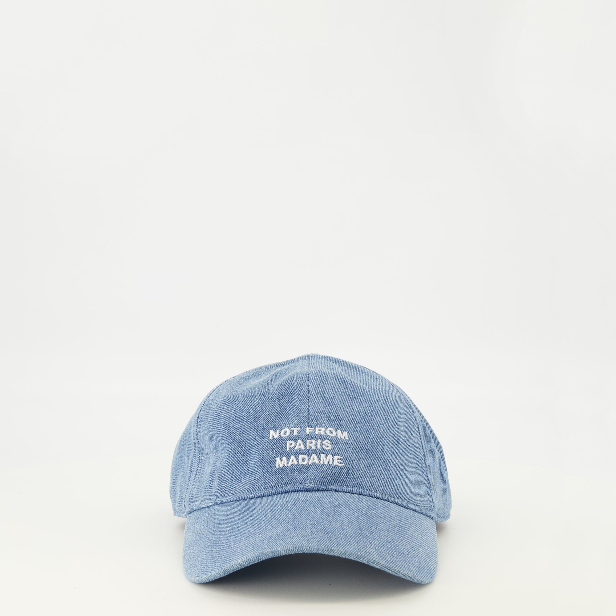 Chapeaux, casquettes et bonnets Cappellino Denim Slogan Blu Drole De Monsieur Bleu Homme