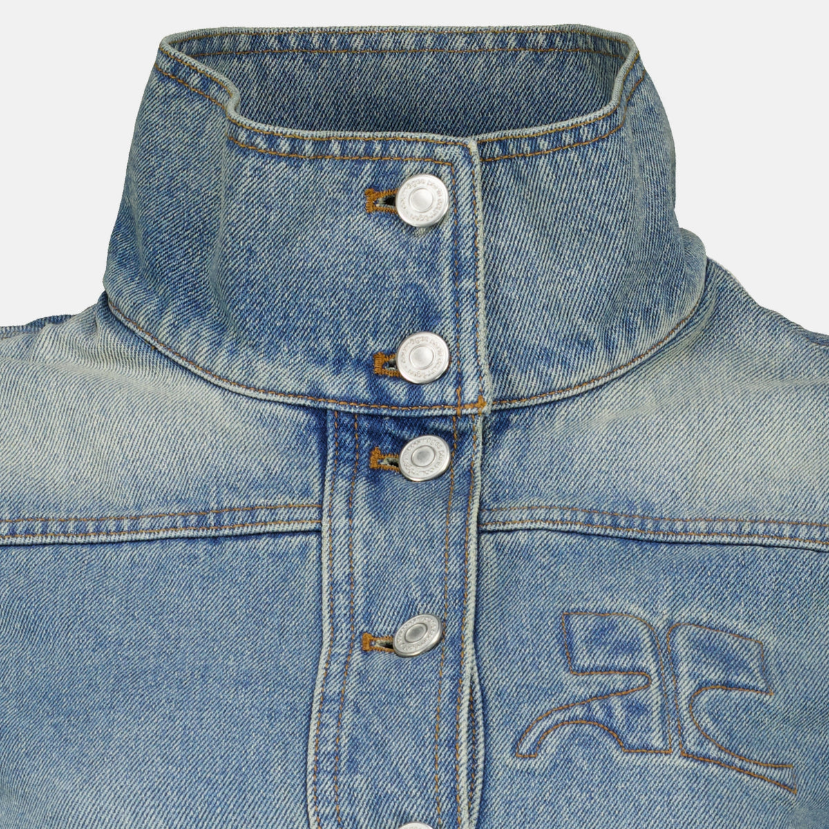 Vestes Veste Réedition en denim Courrèges Bleu Femme