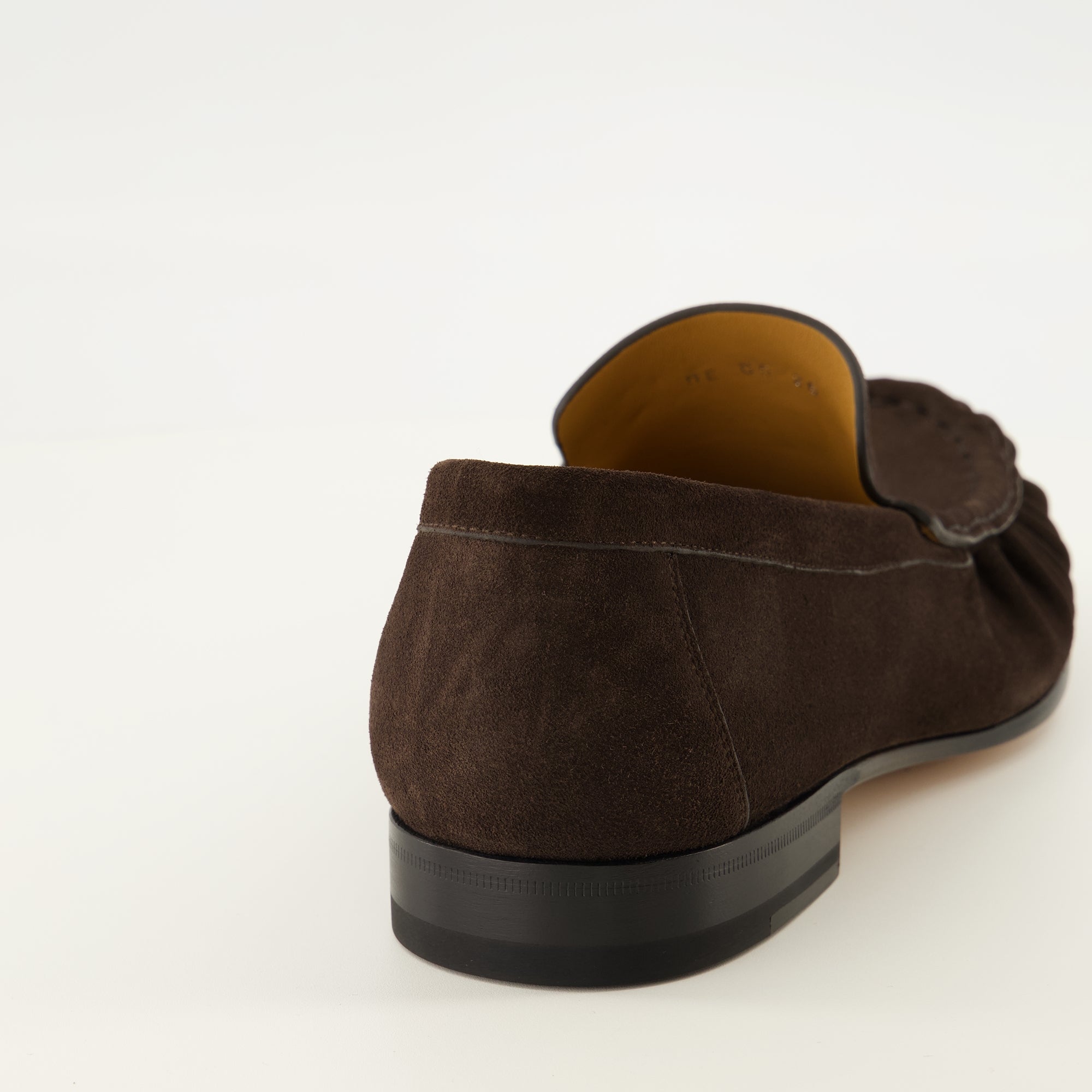 Mocassins Mocassins Maurice en veau velours marron foncé Dior Marron Homme