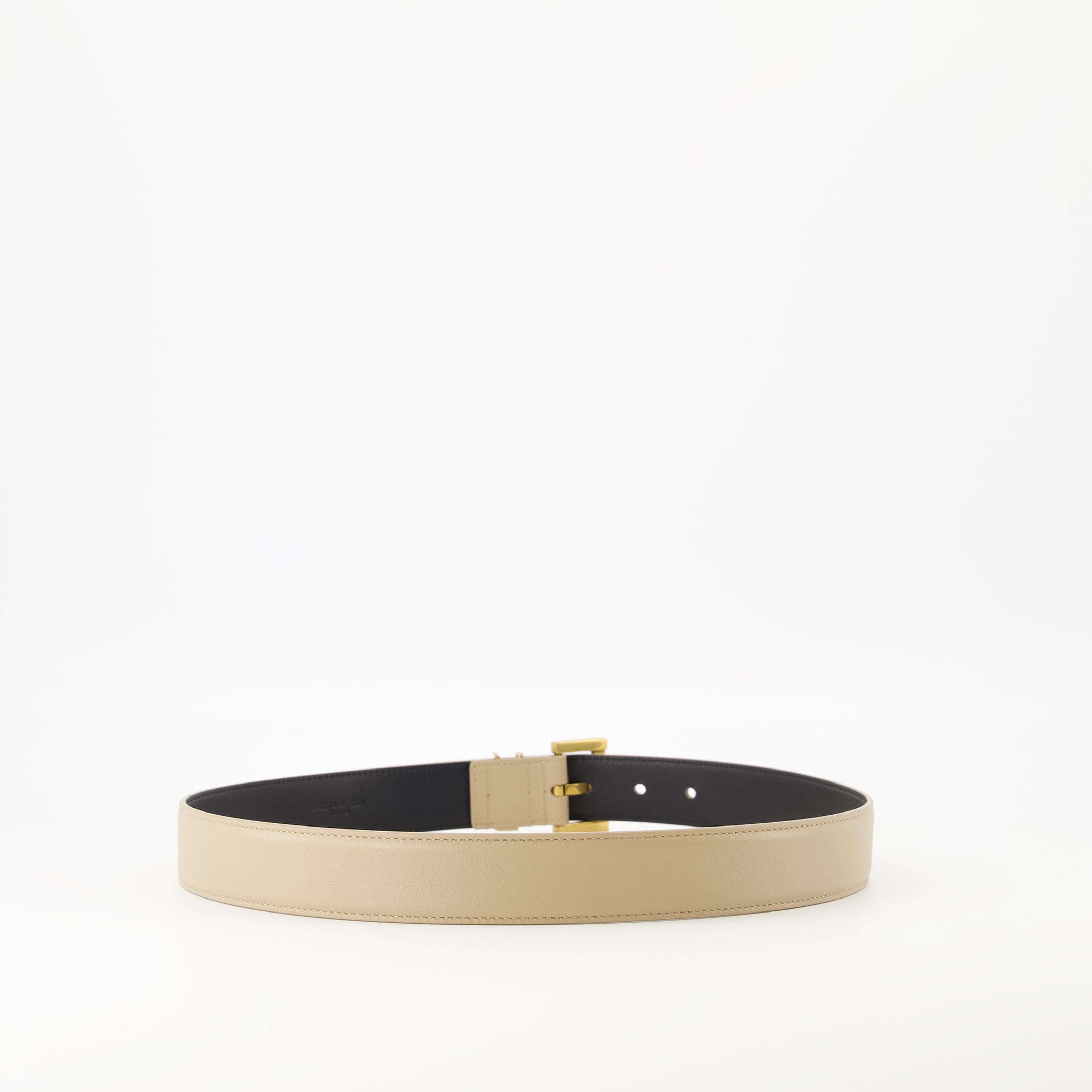 Ceintures Ceinture Cassandre Saint Laurent Beige Femme