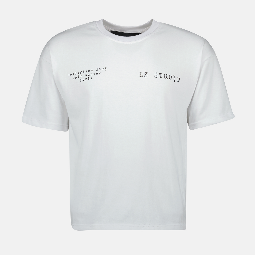 T-shirts T-shirt Vierge L8 Studio Blanc Homme