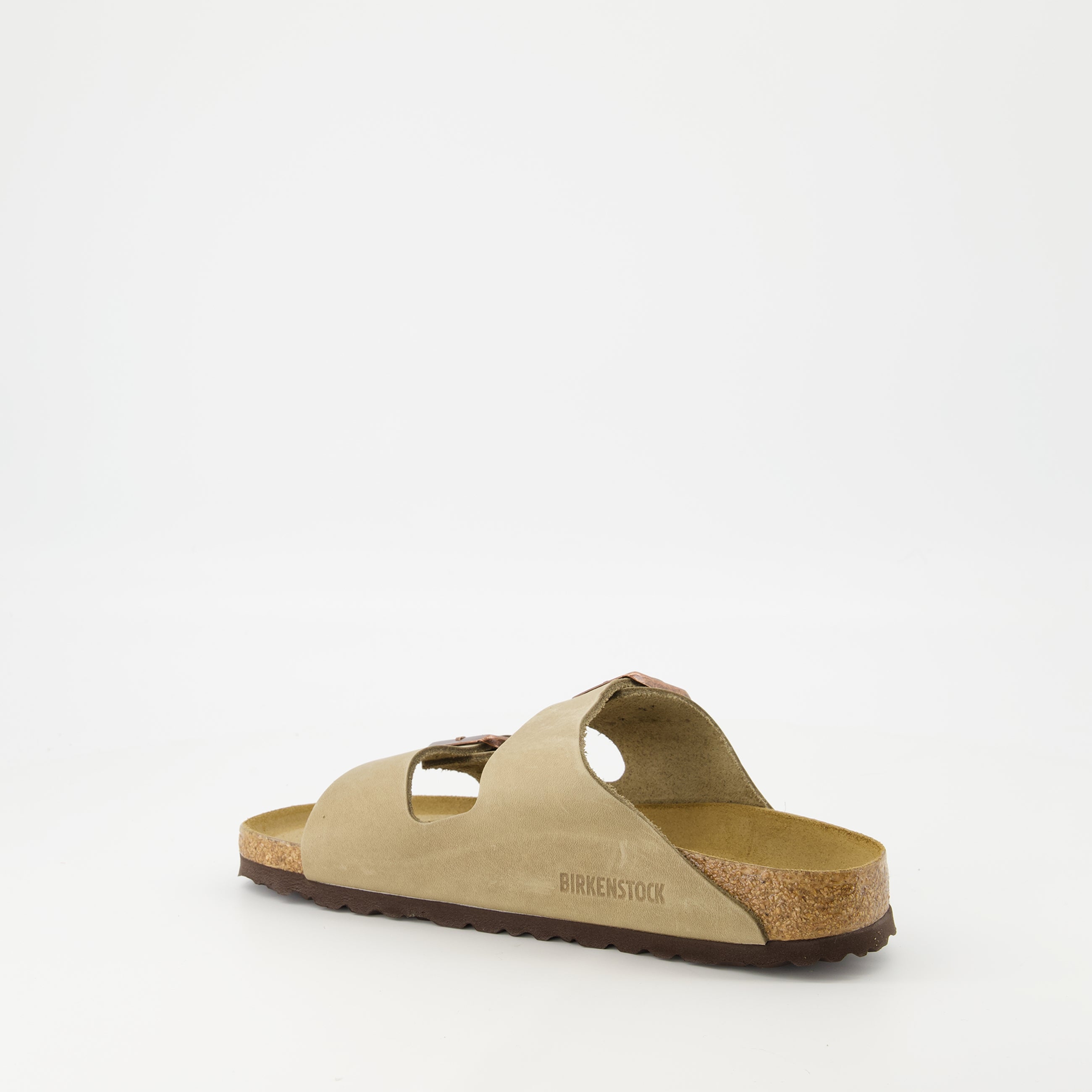 Chaussures ouvertes Sandales Arizona Birkenstock Beige Femme