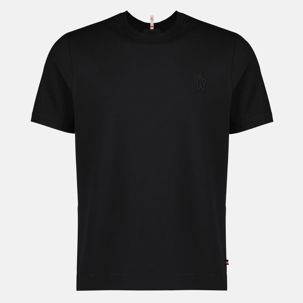 T-shirts Set di tre t-shirt in cotone nero, beige e khaki Moncler Grenoble Multicolore Homme