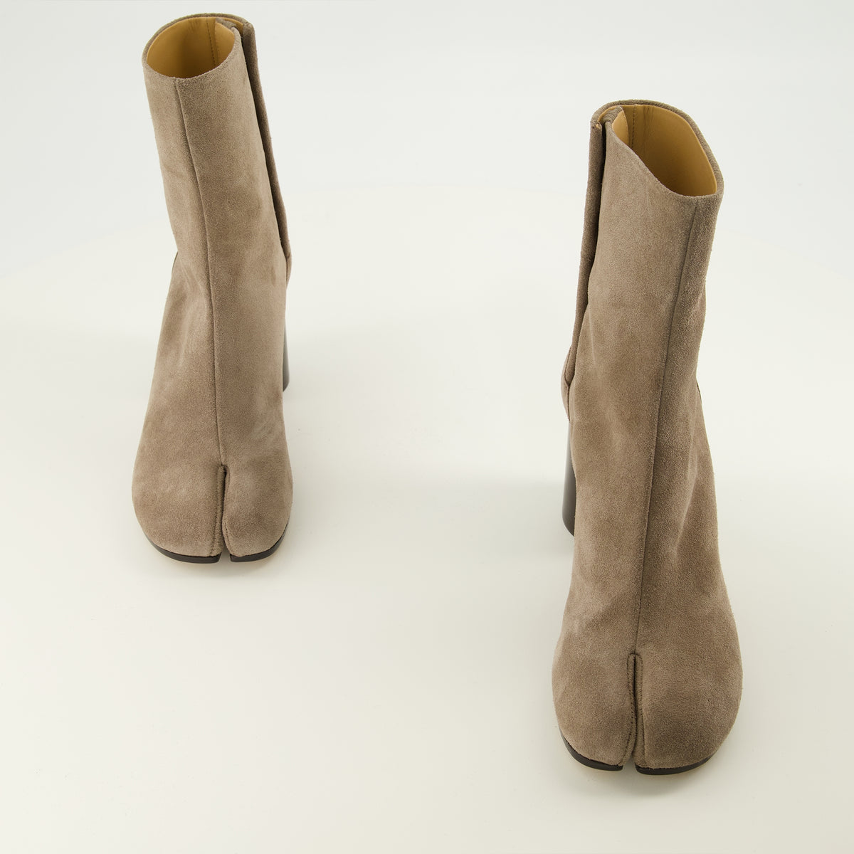 Bottines 갈색 스웨이드 타비 앵클 부츠 Mm6 Marron Femme