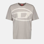 Imagen de la camiseta T-Boxt-Bleach de Diesel para Hombre - Temporada Otoño-Invierno 2025 - Vista Frontal