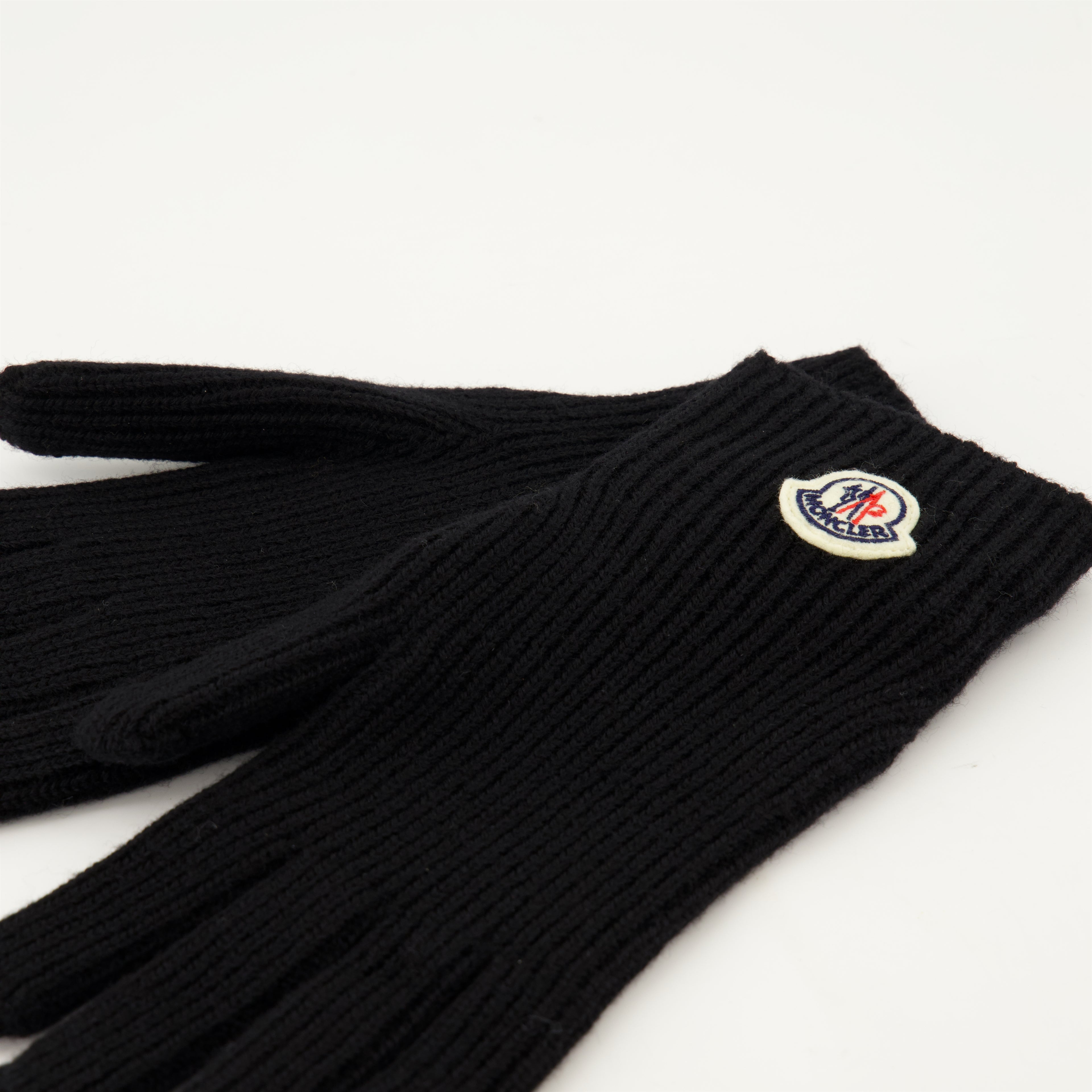 Écharpes, foulards et gants Gants en laine Moncler Noir Homme