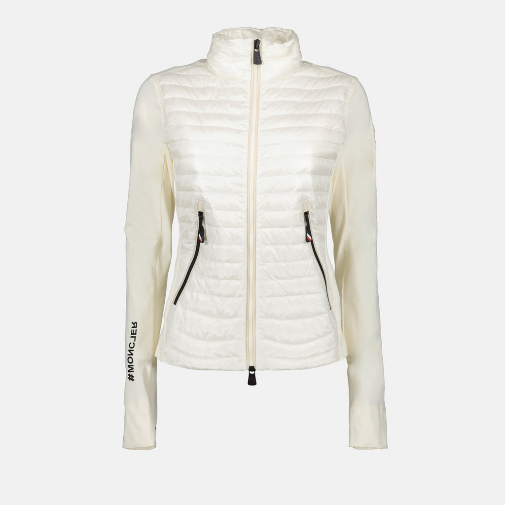 Vestes Veste bi-matière Moncler Grenoble Blanc Femme