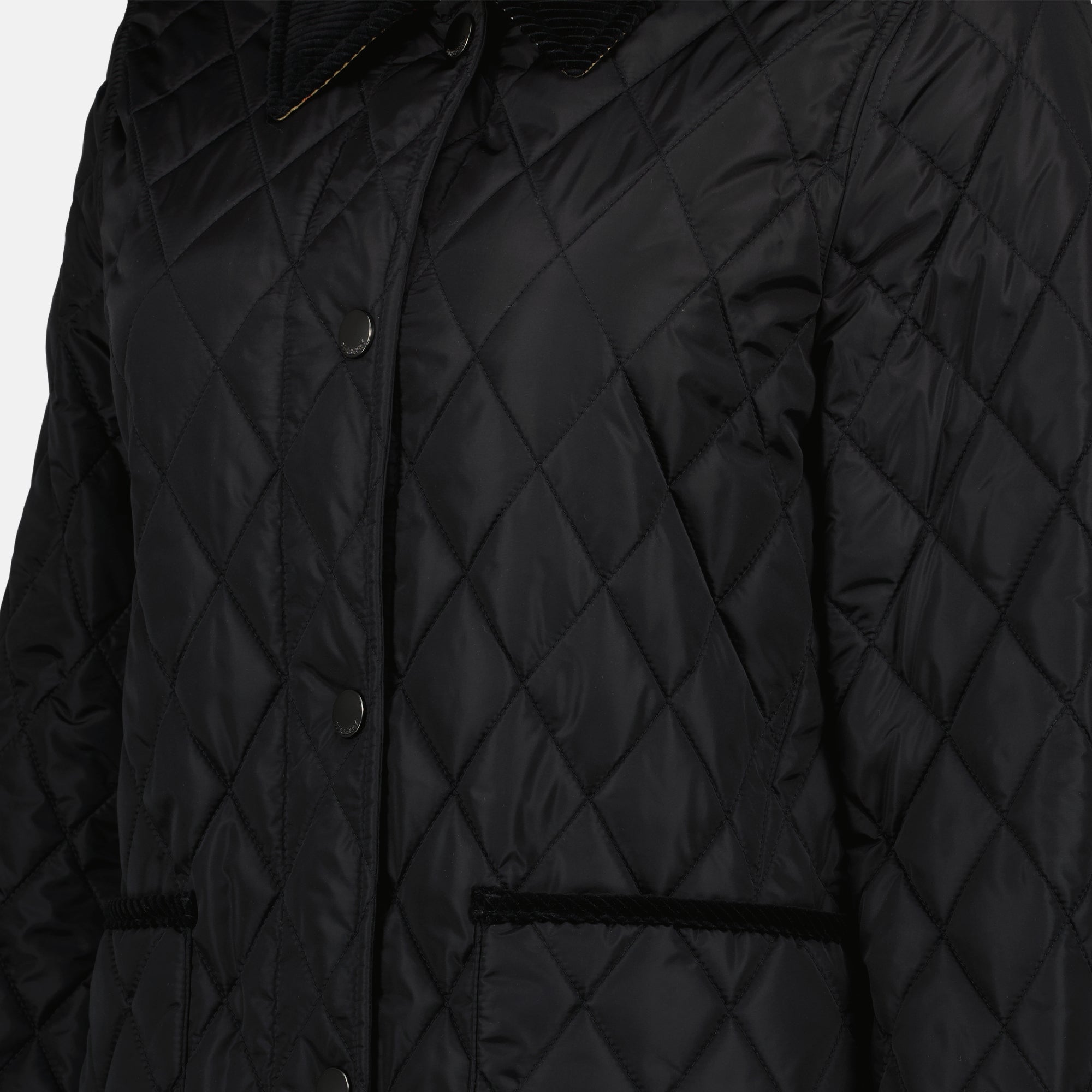 Vestes Veste matelassée Dorset en nylon Burberry Noir Femme