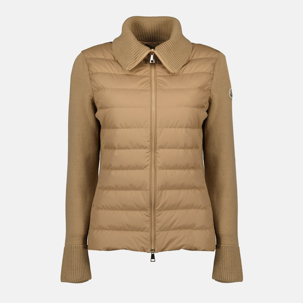 Imagen del artículo Chaqueta de dos materiales de la marca Moncler para mujer - Temporada Otoño-Invierno 2025 - Vista Frontal