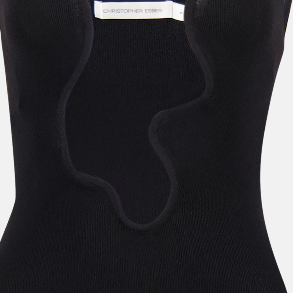 Image de l'article Robe Salacia de la marque Christopher Esber pour Femme - Saison Automne-Hiver 2025 - Vue de Dos