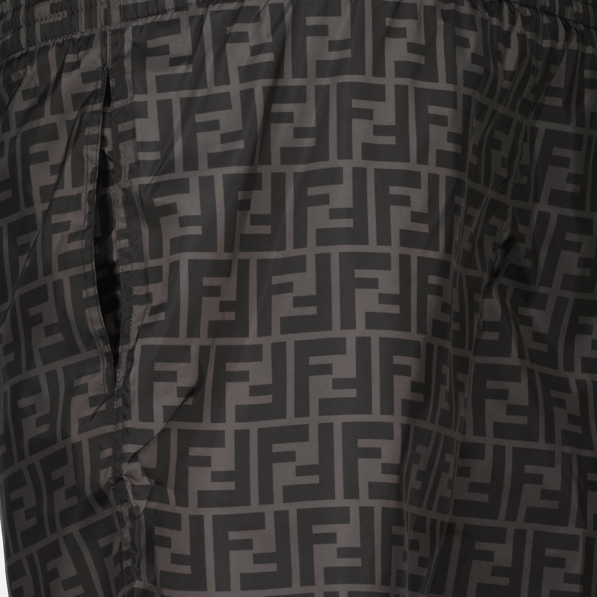 Image of the article Fendi Men's FF Gray Swimsuit - Spring-Summer 2026 - Detailed View 2