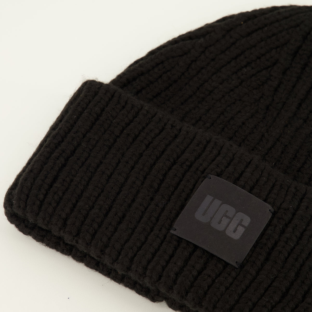 Chapeaux, casquettes et bonnets Schwarze Strickmütze Ugg Noir Unisexe