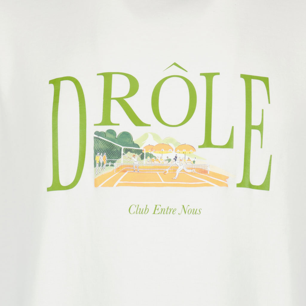 Camisetas Camiseta Tennis Court Drole De Monsieur Blanco Homme