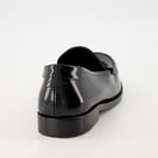 Mocassini Mocassini in Pelle Verniciata Saint Laurent Nero Homme