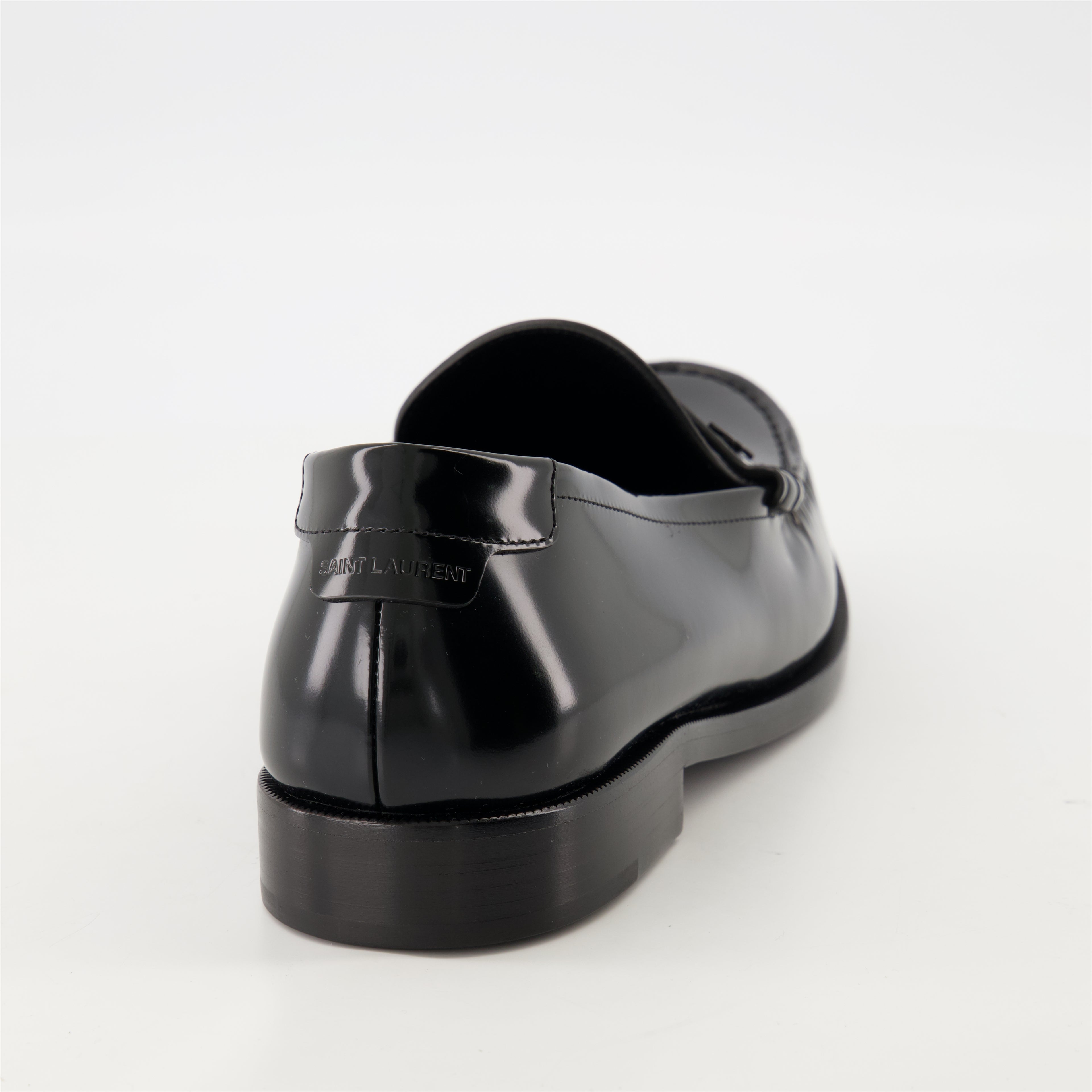 Loafers Patent Leather Loafers Saint Laurent Black Homme