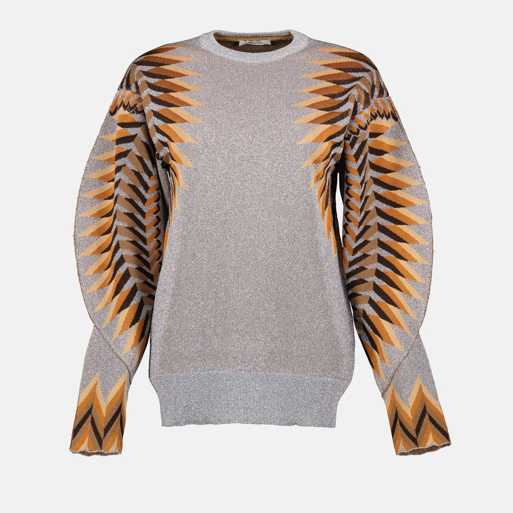 Prendas de punto Suéter Lurex Rabanne Plata Mujer