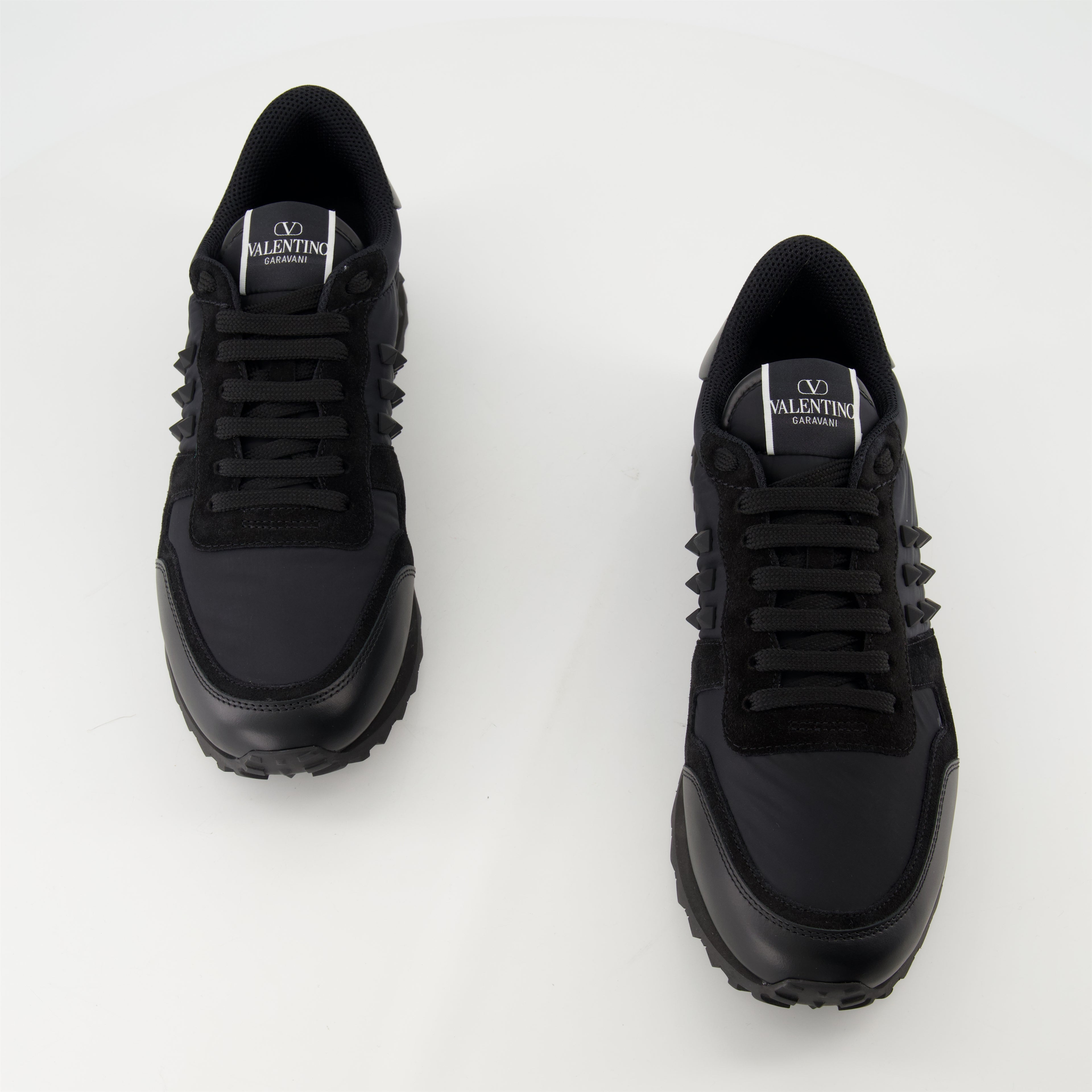 Tênis Baskets Rockrunner Valentino Garavani Preto Homme