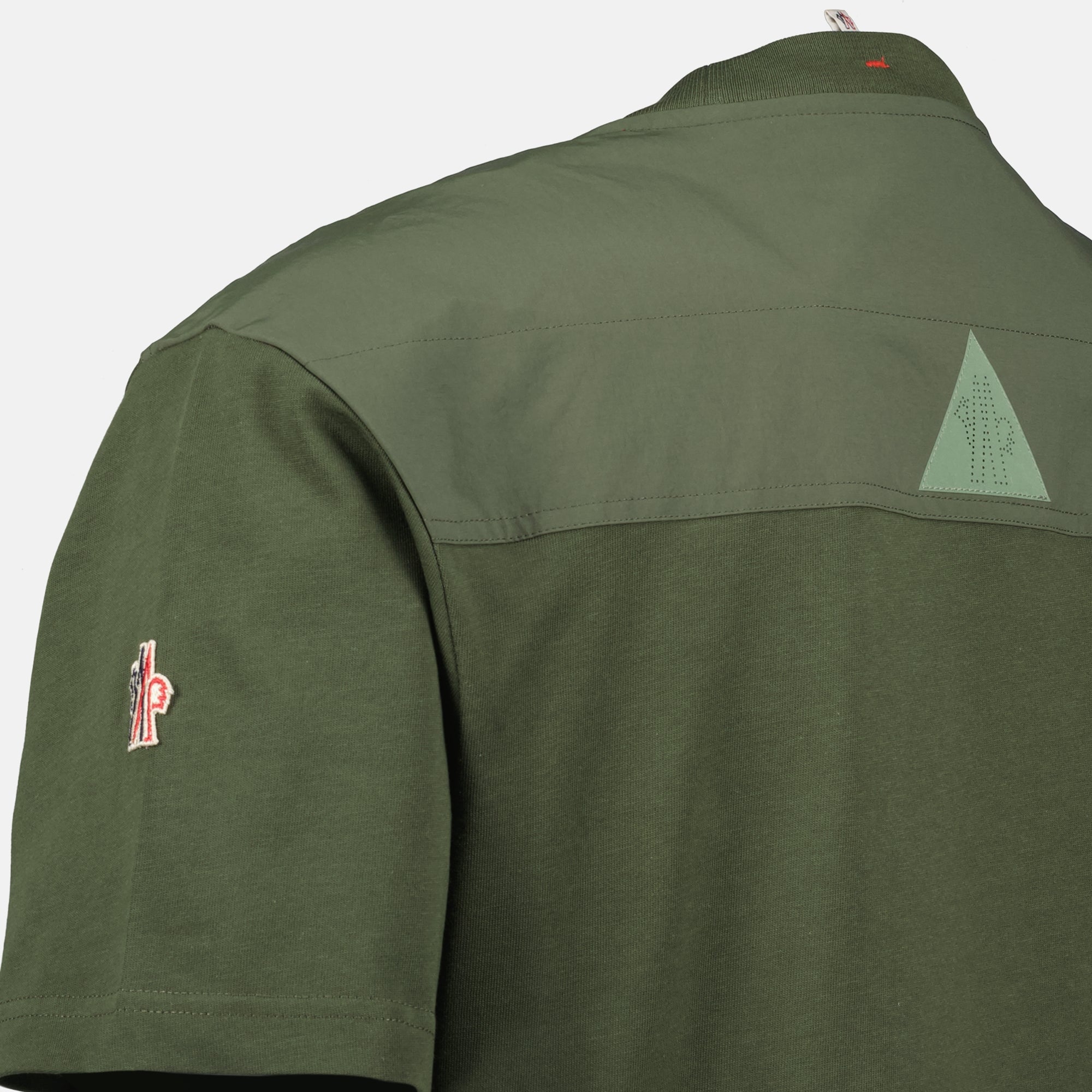 T-shirts T-shirt avec poche Moncler Grenoble Kaki Homme