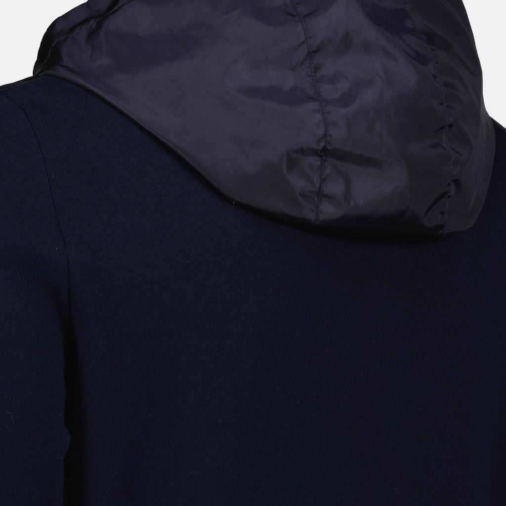 Vestes Cárdigan de algodón navy Moncler Bleu foncé Homme