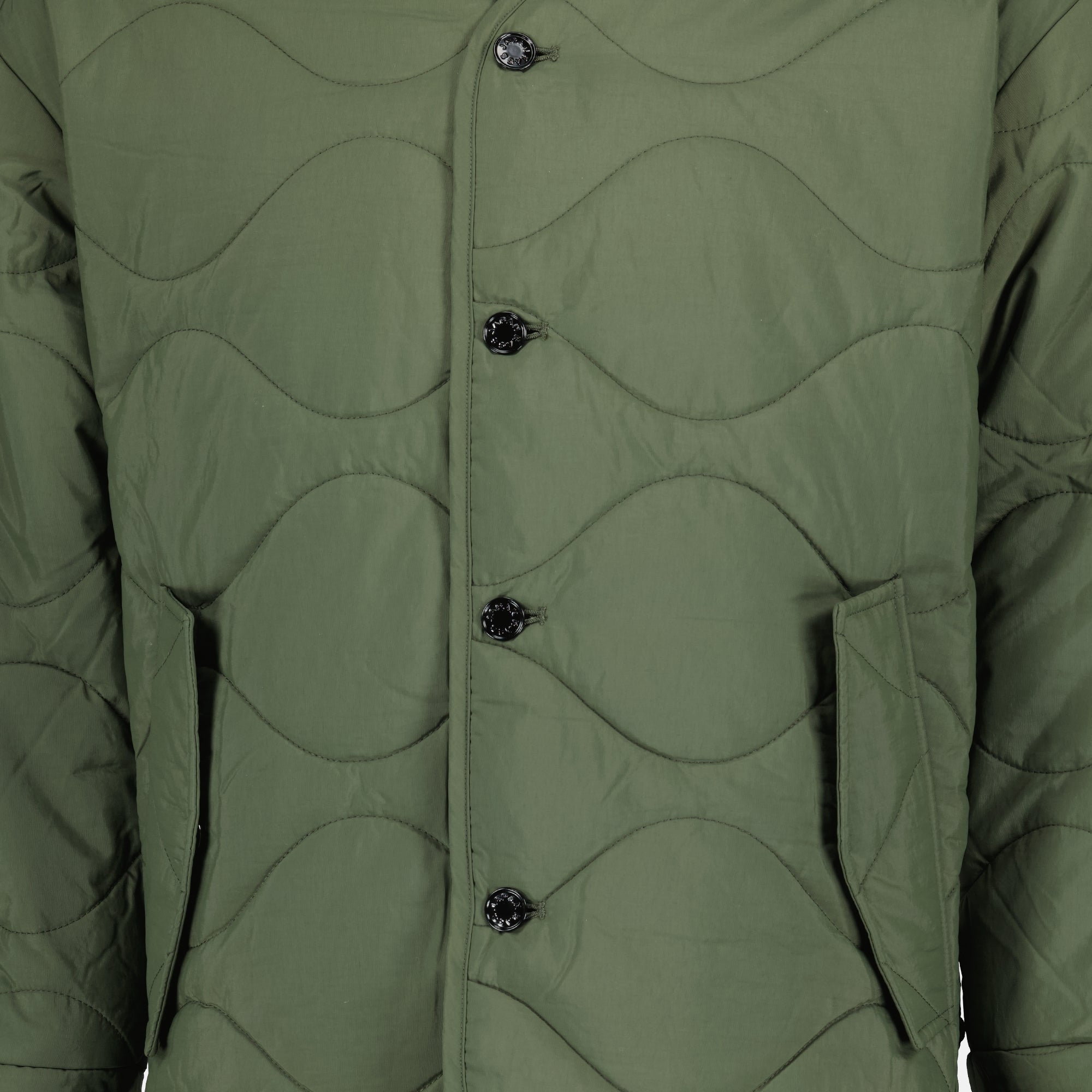 Bild der khaki gesteppte Jacke von Japan Rag für Männer - Herbst-Winter 2025 - Detaillierte Ansicht_1