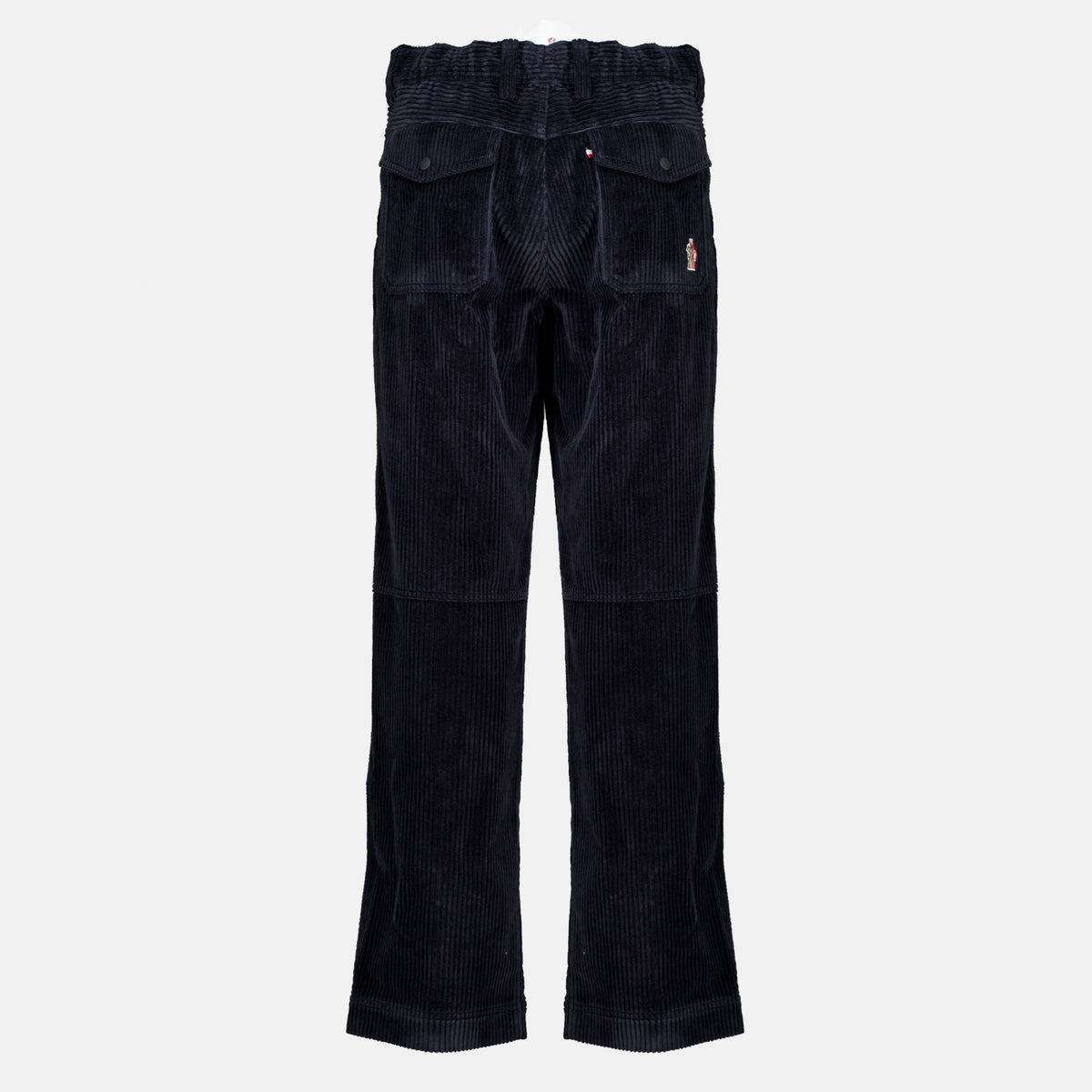 Pantalons Pantaloni in Velours Blu Navy Moncler Grenoble Bleu foncé Homme