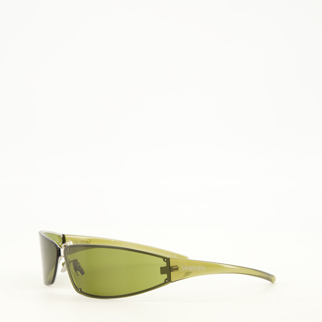 Lunettes SL 963 Grüne Sonnenbrille Saint Laurent Vert Unisexe