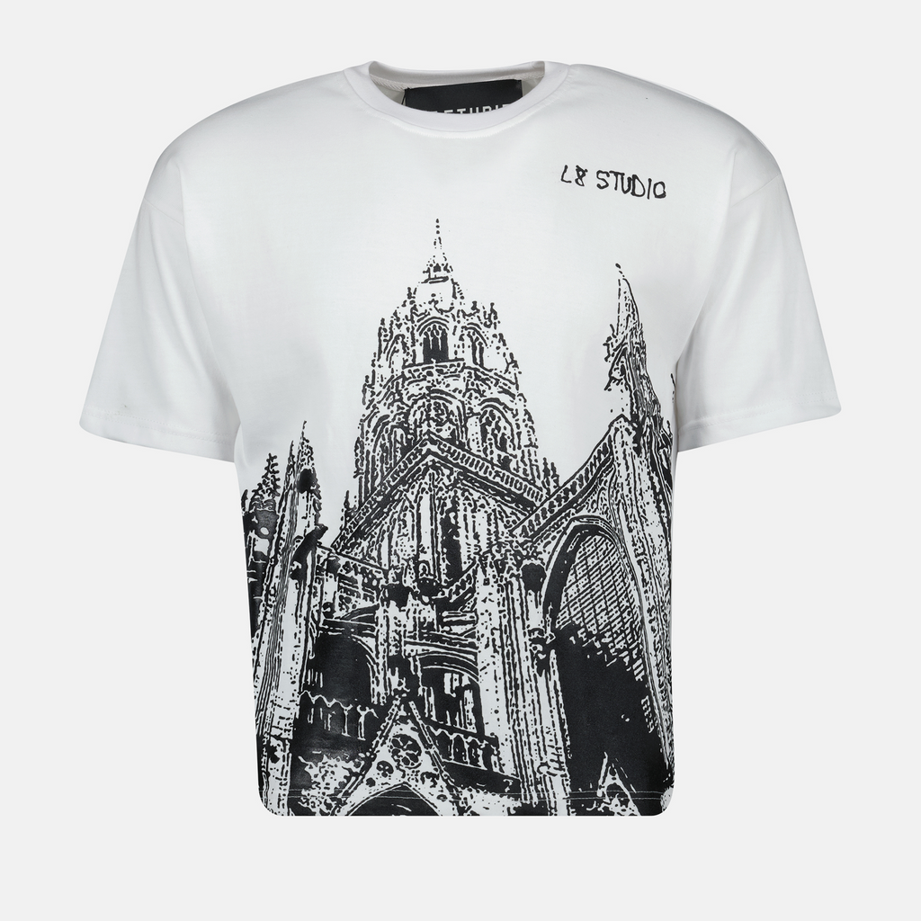 Camisetas T-Shirt Cathedral L8 Studio Branco Homme