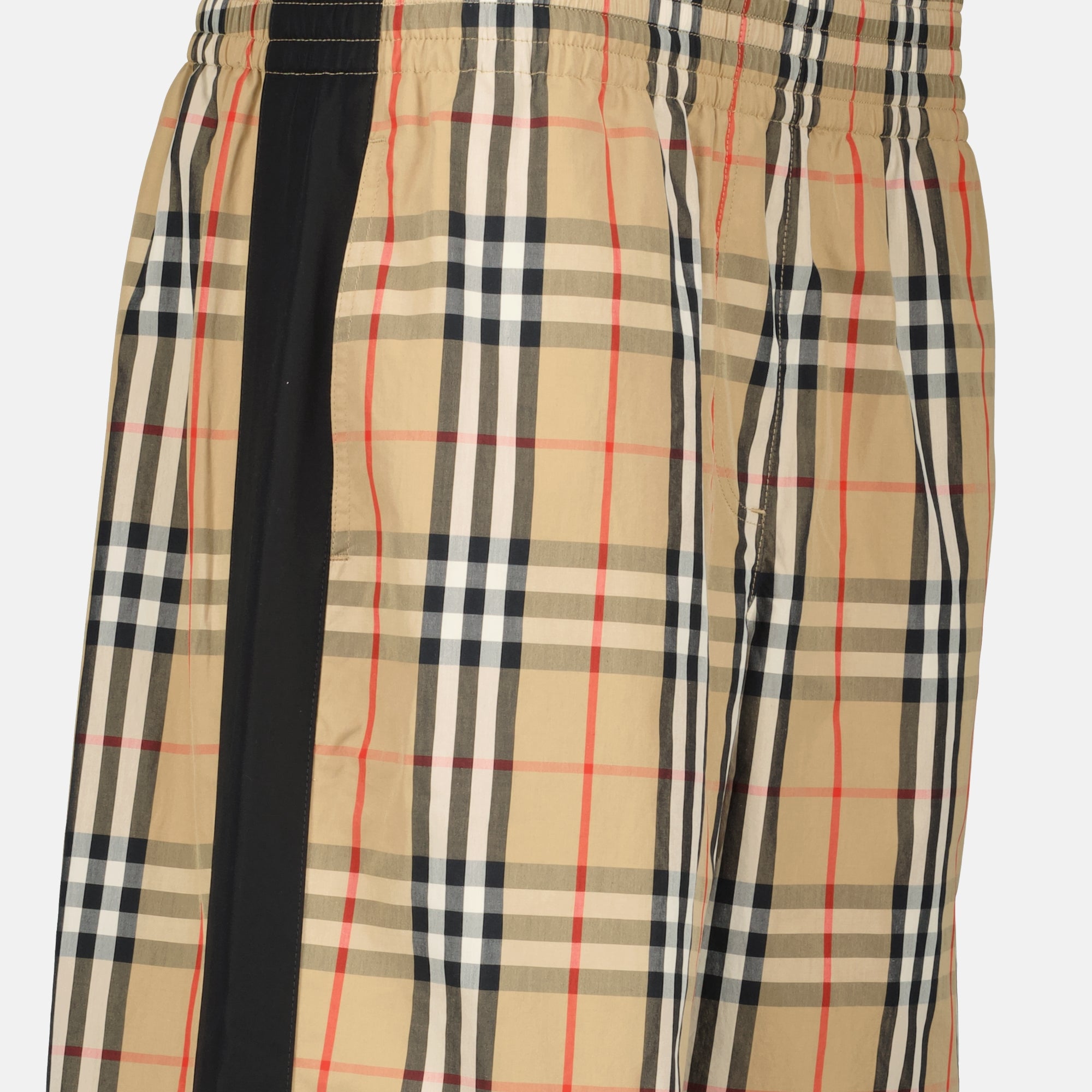 Bild der Burberry Damen Check Baumwollhose - Frühjahr/Sommer 2026 - Detaillierte Ansicht_2