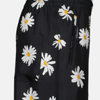 Pantaloni Pantaloni Floreali Neri Moschino Nero Femme
