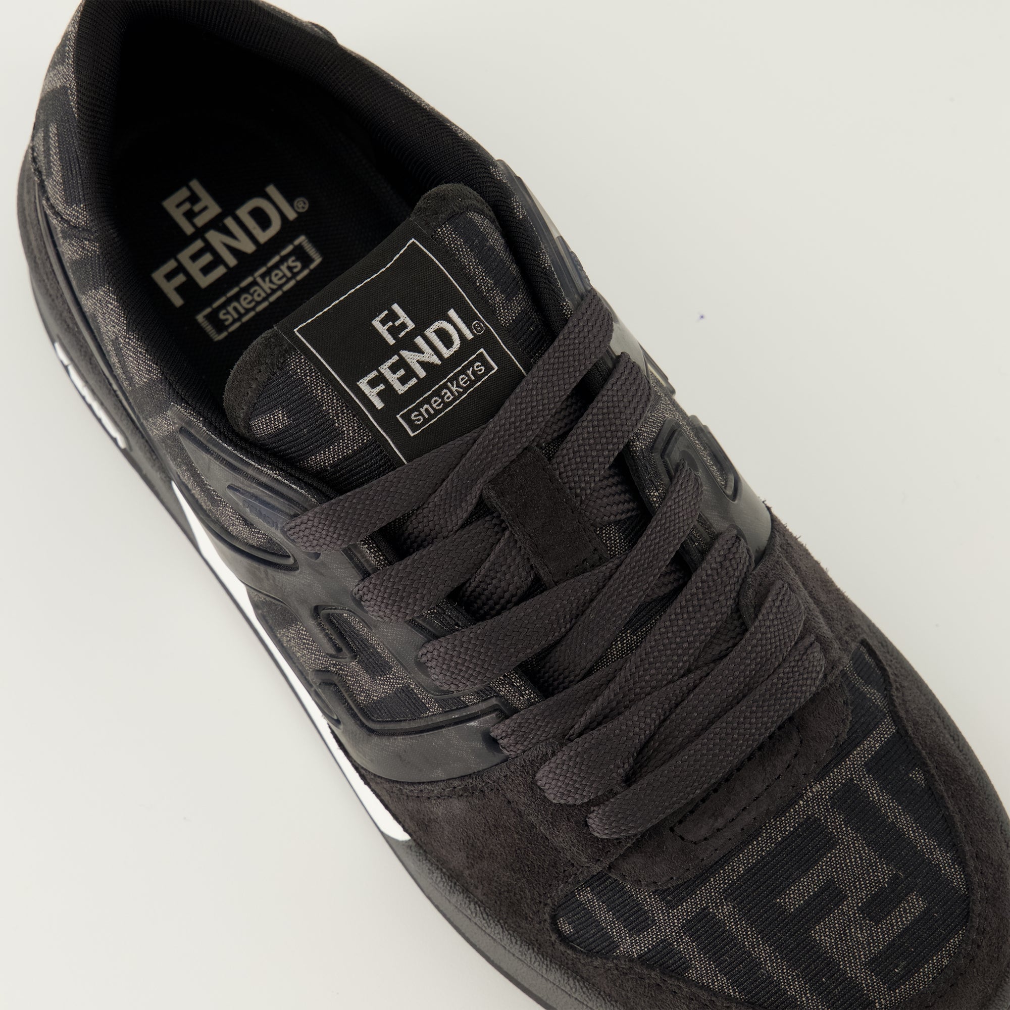 Image of the Fendi Match sneakers by Fendi for Men - Fall-Winter 2025 - Top detailed view