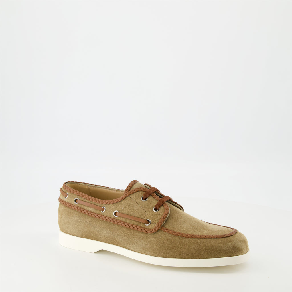 Chaussures de ville Chaussures bateau Valentino Garavani Kaki Homme