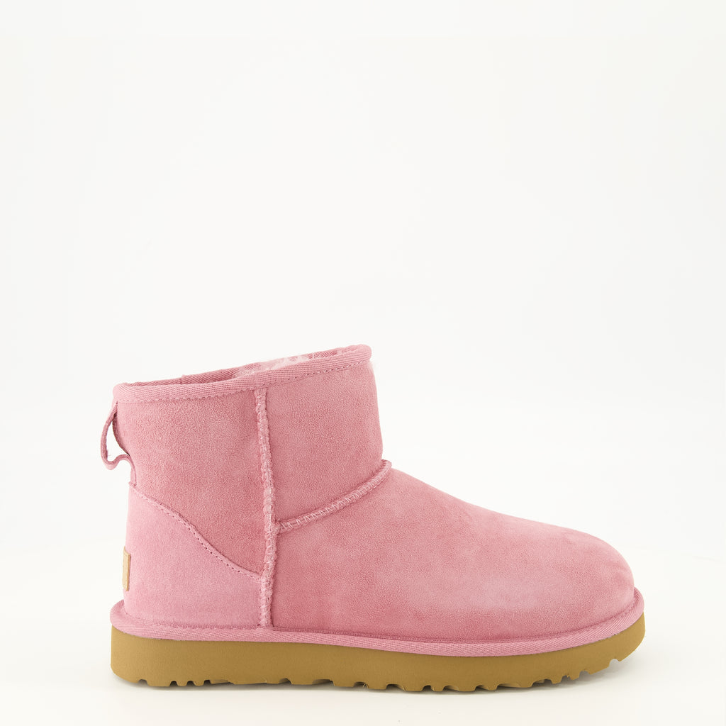 Bottines Classic Mini II Boots Pink Ugg Rose Femme