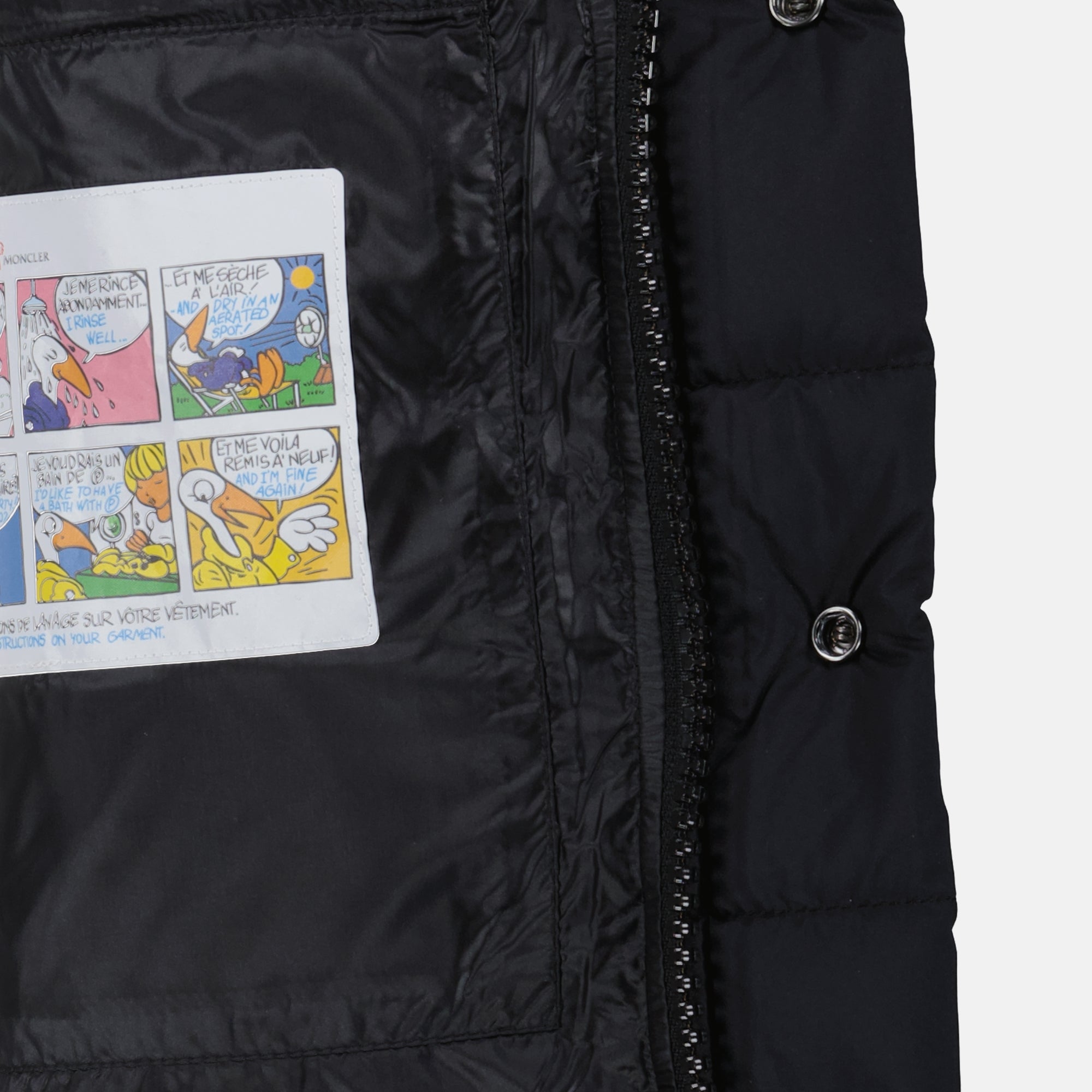 Vestes Tibb Black Sleeveless Down Jacket Moncler Noir Homme