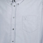 Chemises Chemise courte oversize Ami PARIS Gris Unisexe