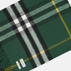 Immagine della sciarpa a quadri Check del marchio Burberry per Unisex - Stagione Autunno-Inverno 2025 - Vista Dettagliata_3