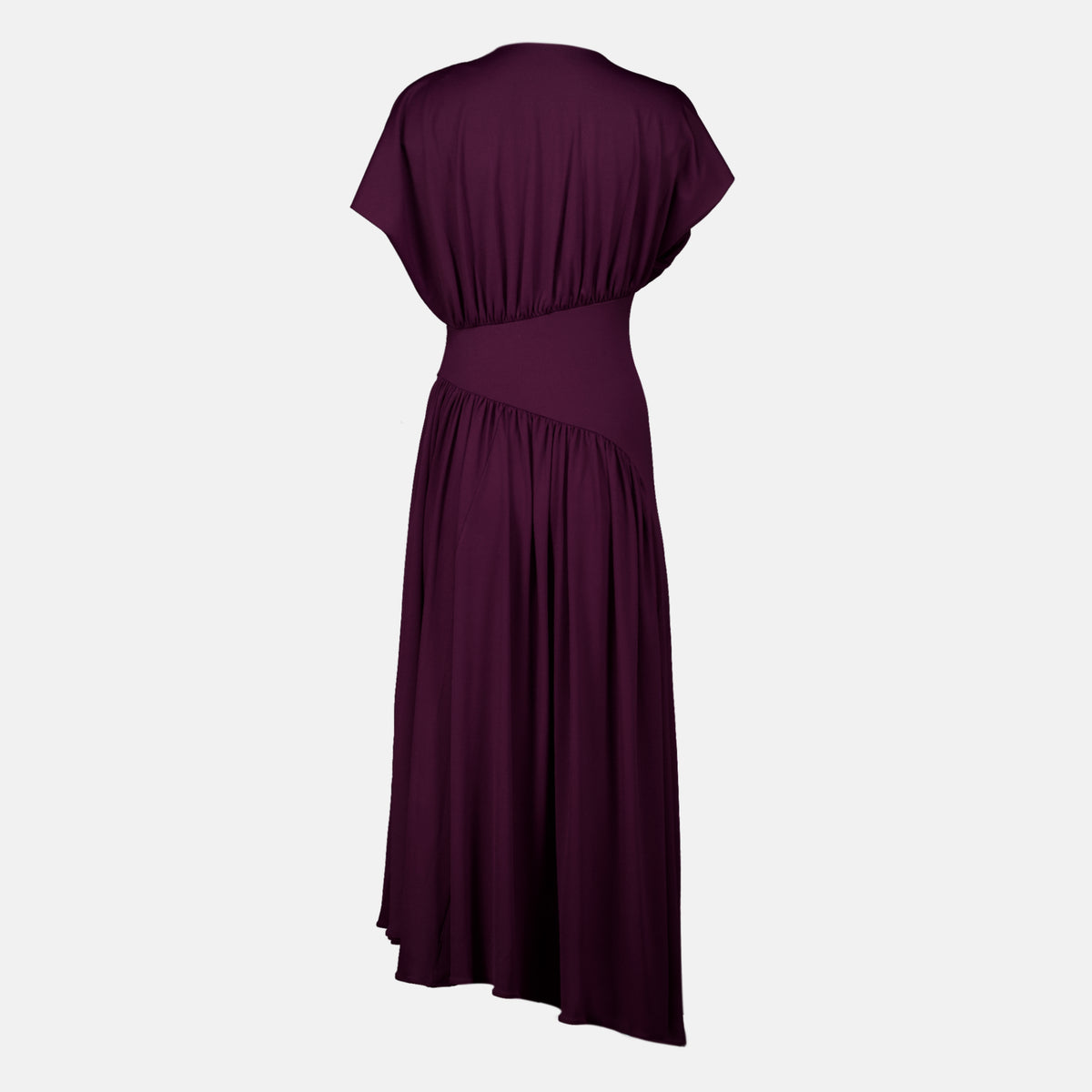 Robes Abito Lungo Asimmetrico Rabanne Violet Femme