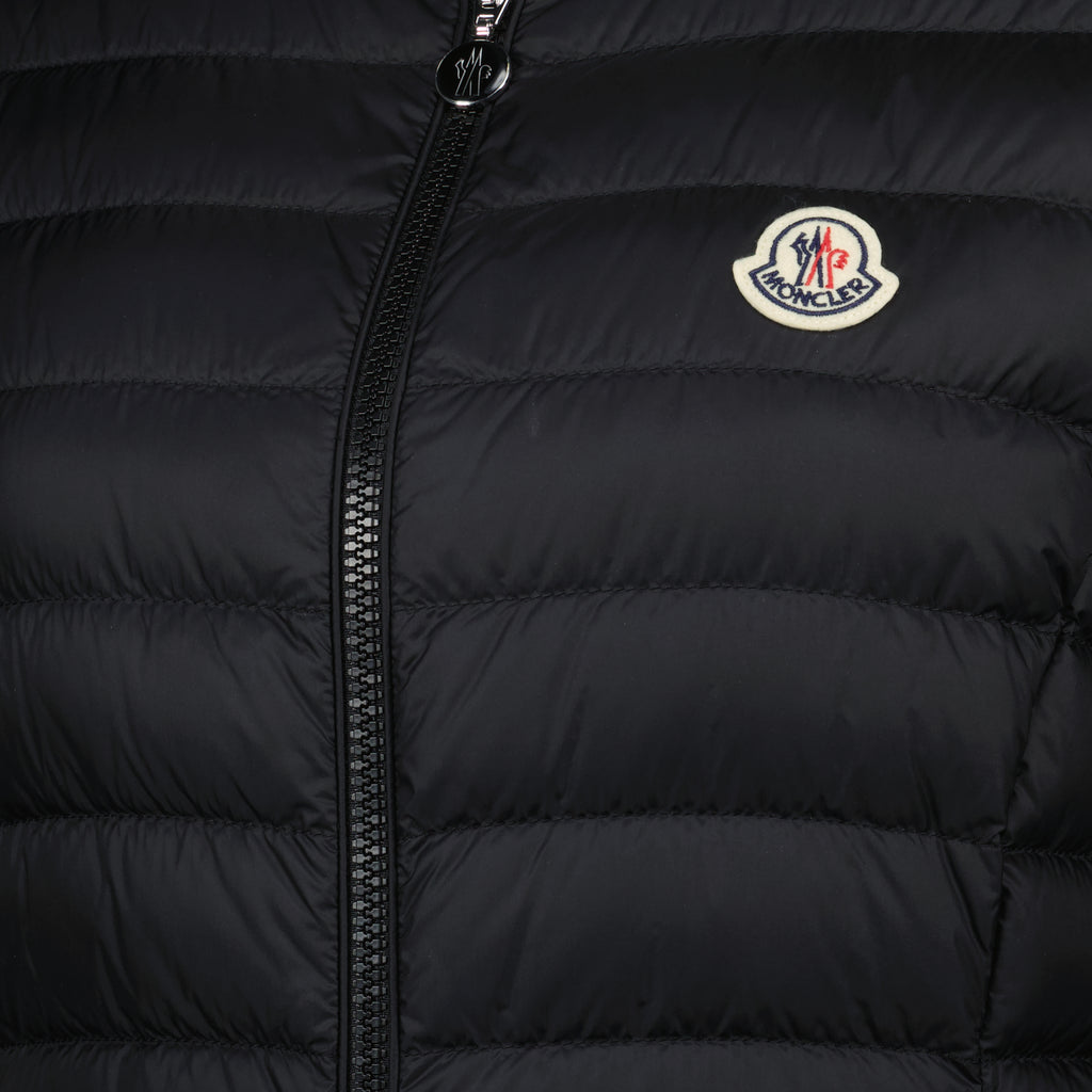 Chaquetas Chaqueta de plumas sin mangas Igens Moncler Negro Femme