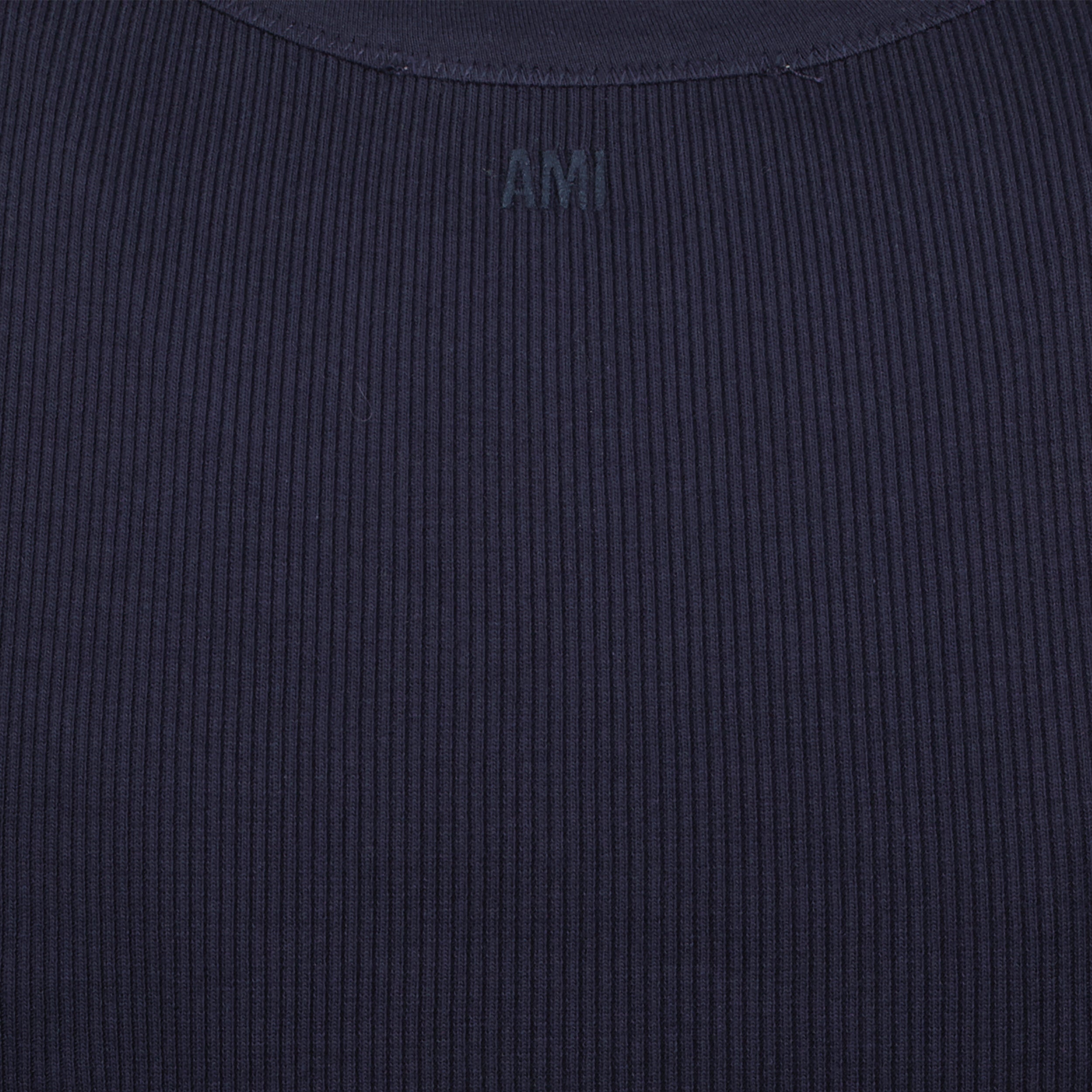 Tops Débardeur côtélé Ami PARIS Bleu foncé Femme