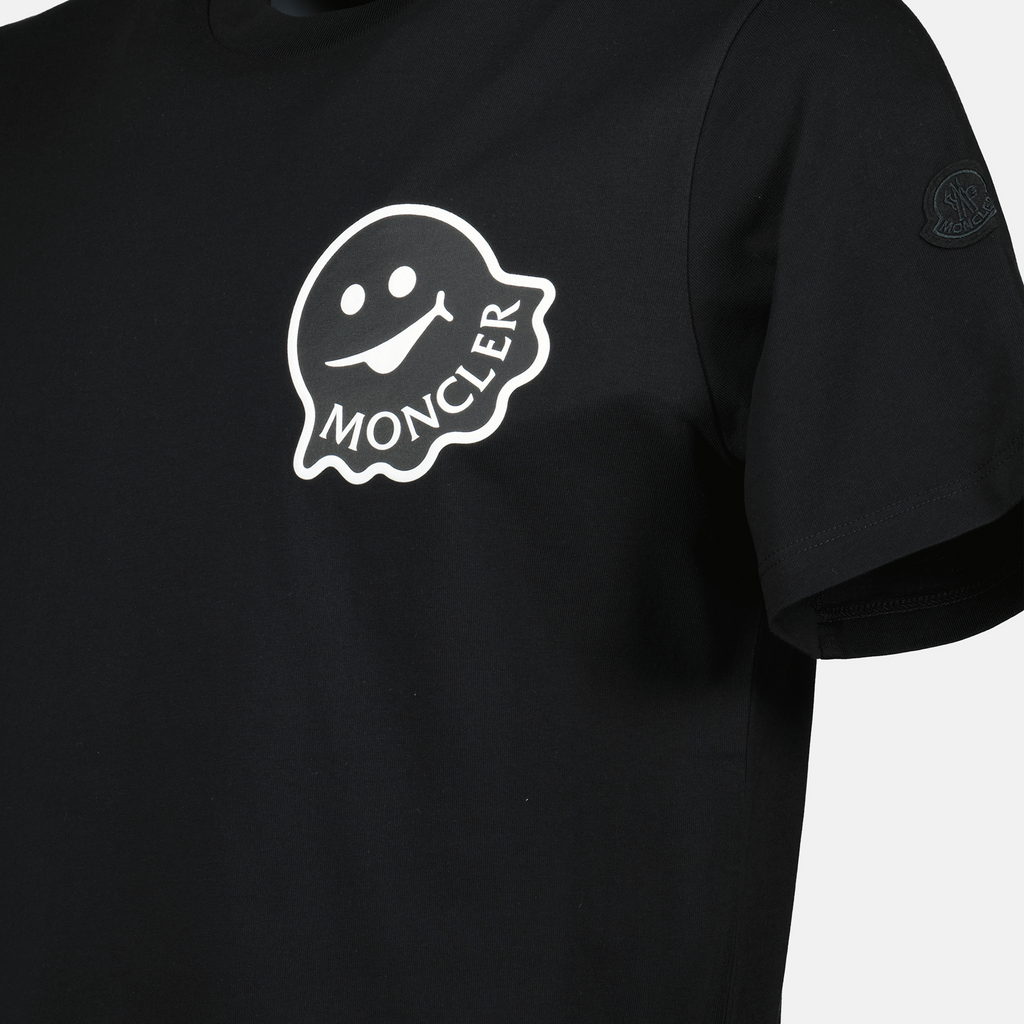 T-shirts T-shirt noir à logo Moncler Noir Homme