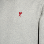 Felpe Sweatshirt Ami de coeur Ami PARIS Grigio Unisex