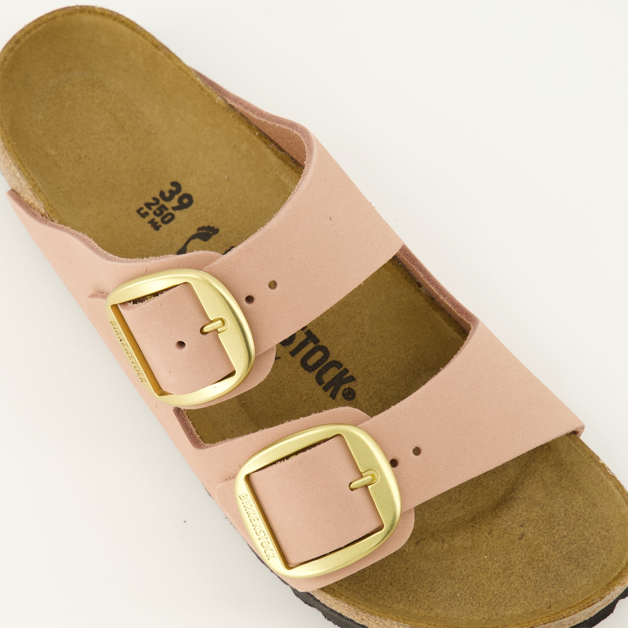 Chaussures ouvertes 아리조나 빅 버클 샌들 핑크 Birkenstock Rose Femme
