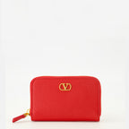 Imagen del mini monedero rojo de la marca Valentino Garavani para Mujer - Temporada Primavera-Verano 2026 - Vista Frontal