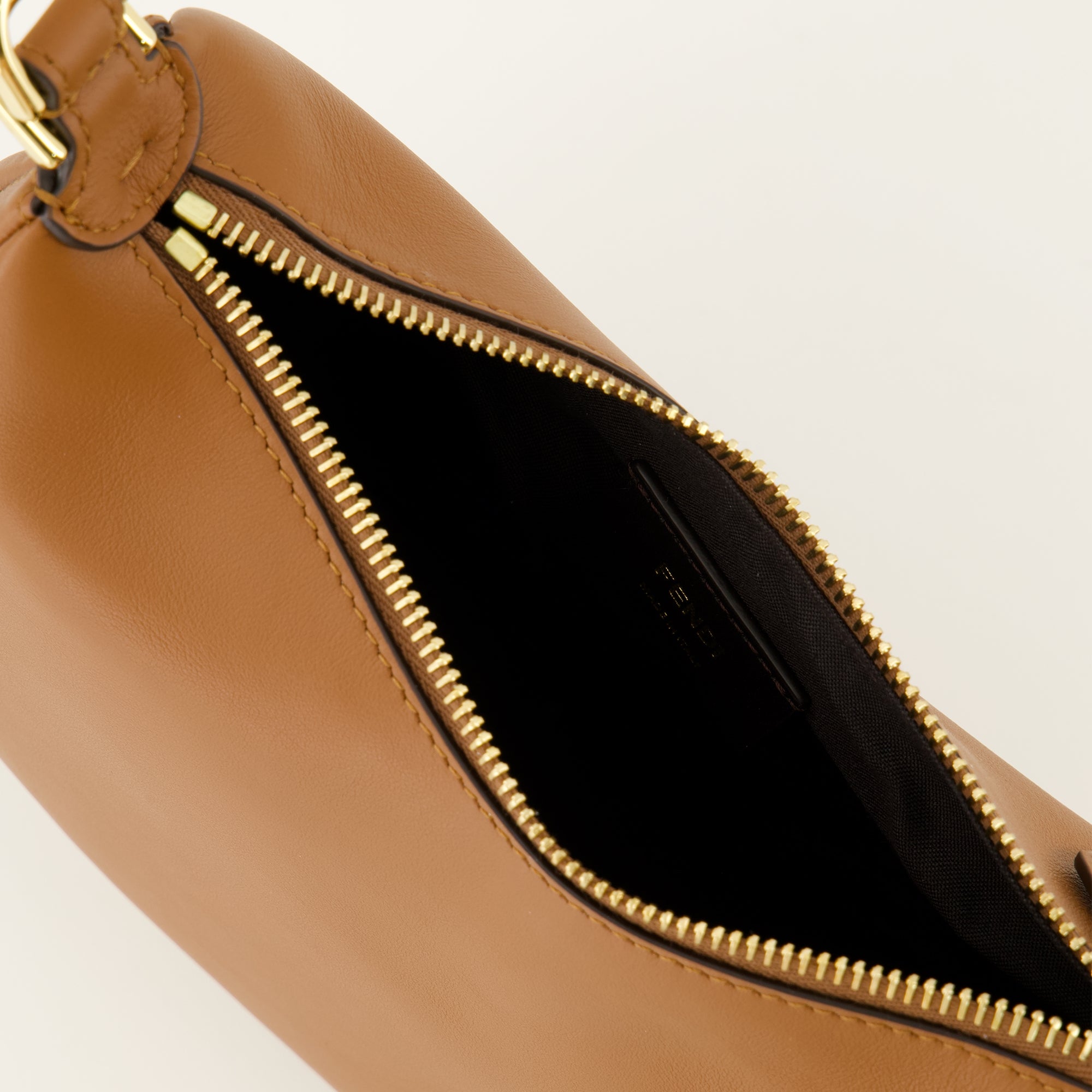 Sacs à main et épaule Fendigraphy Mini Brown Leather Bag Fendi Marron Femme