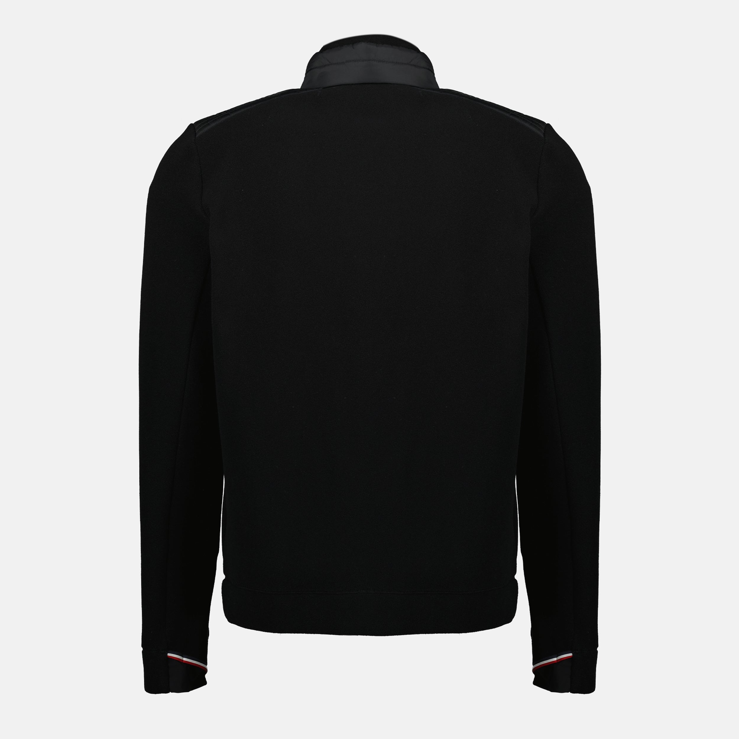 Black Fleece Zip-Up Sweatshirt Moncler Grenoble - Men – myCompañero