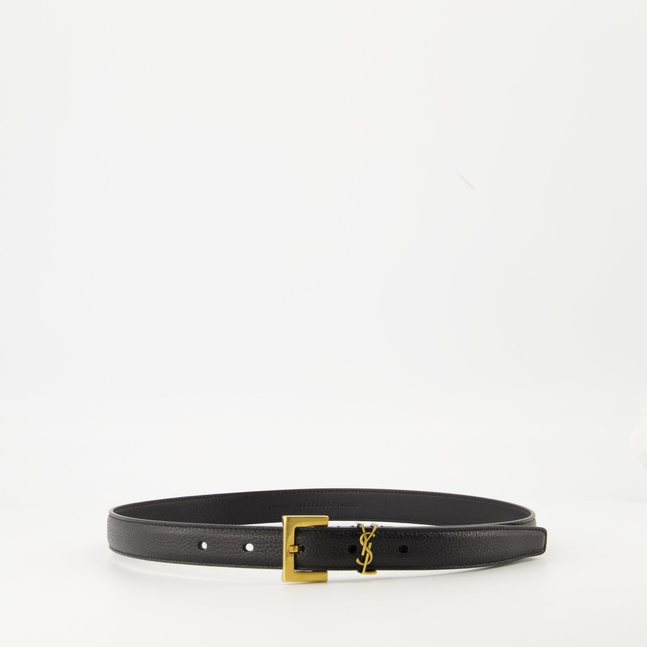 Image of the Cassandre Belt from the brand Saint Laurent for Women - Fall-Winter 2025 - Front View